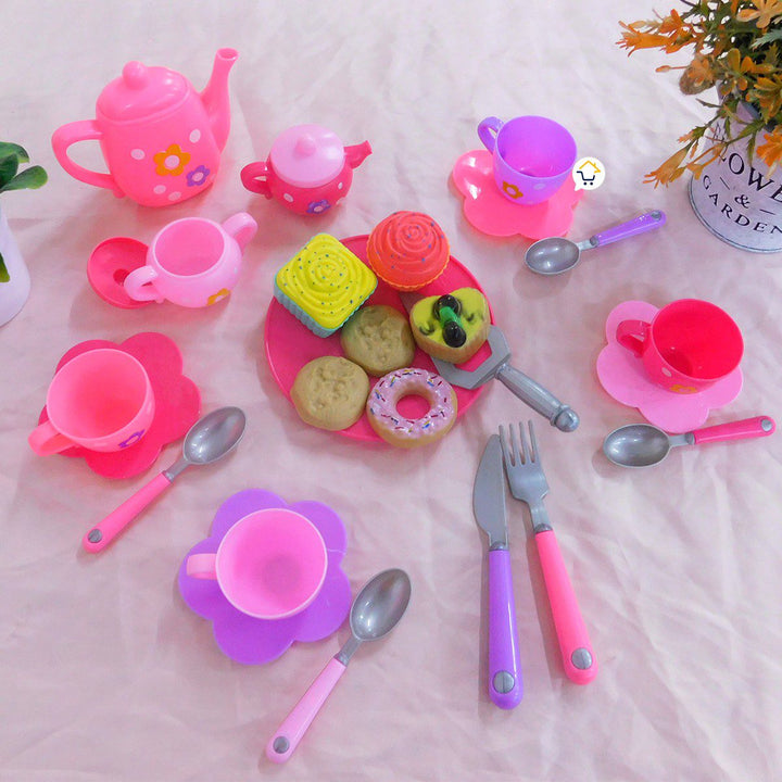 Set Fiesta De Té Accesorios Cocina Juguete Didáctico Infantil HY685