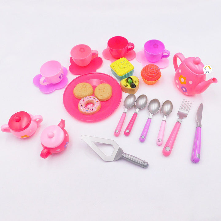 Set Fiesta De Té Accesorios Cocina Juguete Didáctico Infantil HY685