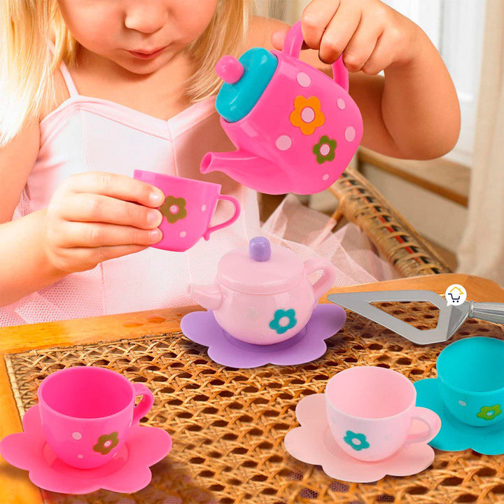 Set Fiesta De Té Accesorios Cocina Juguete Didáctico Infantil HY685