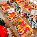 Mantel Individual Portavasos Navideño x6 Mesa Decorativo FM381