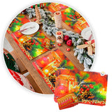 Mantel Individual Portavasos Navideño x6 Mesa Decorativo FM381