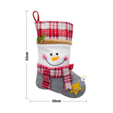 Bota Navideña Media Roja Decoración Navidad Colgante HH006