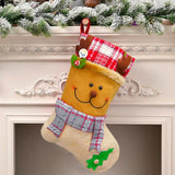 Bota Navideña Media Roja Decoración Navidad Colgante HH006