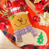 Bota Navideña Media Roja Decoración Navidad Colgante HH006