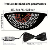 Ojo del Diablo LED para Coche - Luz Decorativa de Ojo Malvado con Ojos Rojos Brillantes, Instalación Fácil en Autos, Camiones y SUVs - Iluminación Ambiental USB, Sin Necesidad de Cableado - Accesorio Automotriz, Luces Interiores, Iluminación Única para V