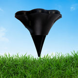 4 piezas de luces solares LED CIMMELO para patas de mascotas - Luces decorativas de alta calidad IP44 con brillo cálido, montaje semienterrado de plástico duradero para césped, senderos, patios, entradas y decoración de vacaciones, luces para patas para