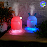 Humidificador Aromatizador Lámpara LED Conejo Difusor Aroma H001