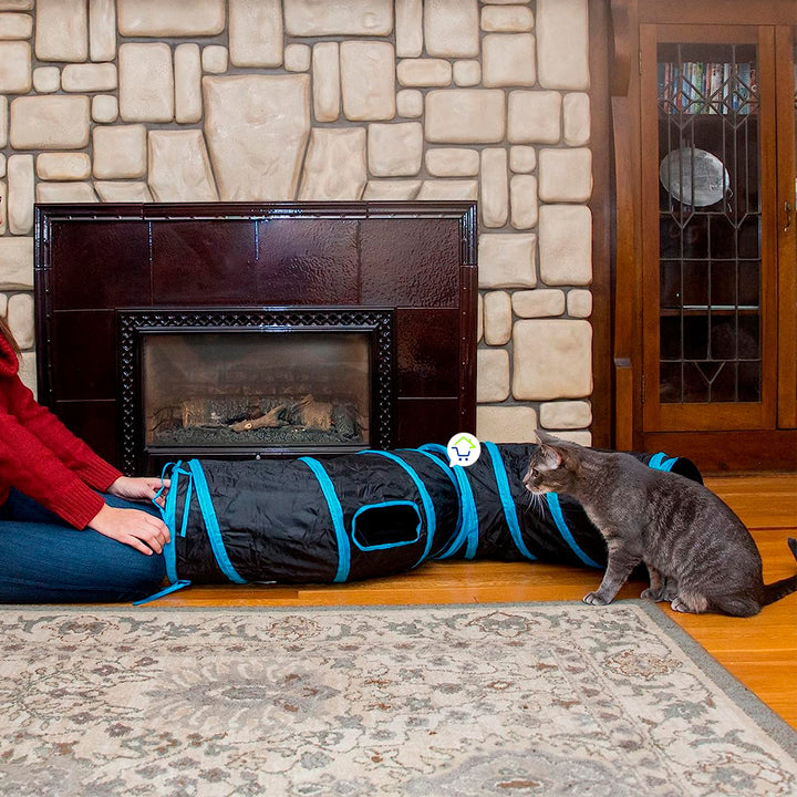 Túnel Plegable Gato Juguete Mascotas Interactivo A175