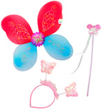 Disfraz De Mariposa Hada Alas Diadema Varita Halloween OF491