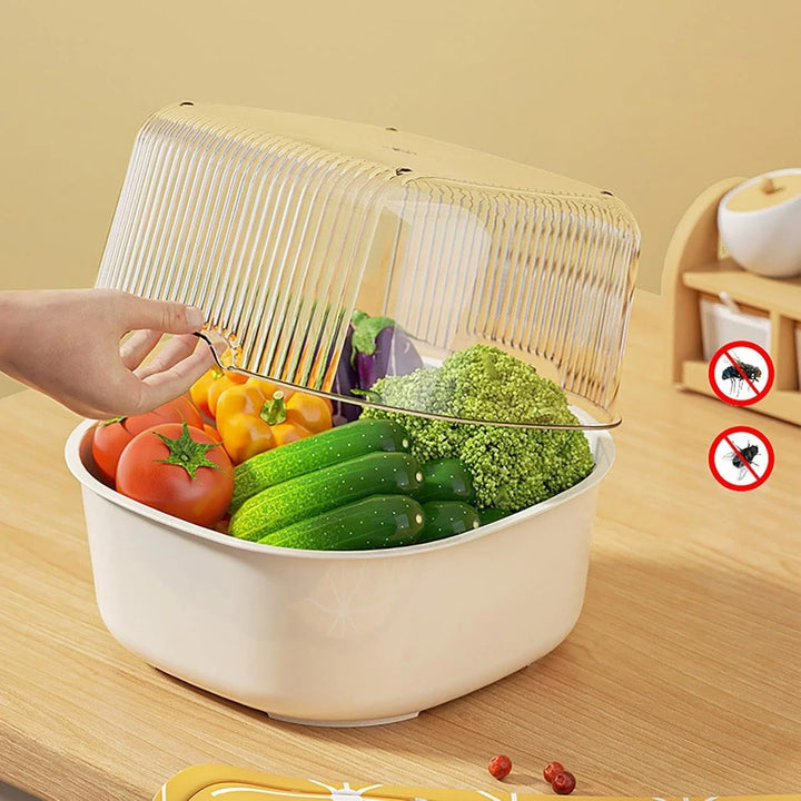 Cesta con Escurridor Para Alimentos