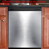 1 pieza, cubierta de imán para lavavajillas de textura metálica resistente al calor, 23,03 x 25,59 pulgadas, fácil de limpiar, no requiere electricidad, ideal para decoración de electrodomésticos de cocina, accesorios para lavavajillas