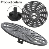 Plato de Parrilla para Freidora de Aire Gourmia de 6QT - Compatible con los Modelos GAF698 y GAF686, Revestimiento Antiadherente Duradero, Ideal para Asar Verduras, Carnes y Papas Fritas, Utensilio de Cocina Circular