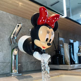 1pc Mickey Spray de Agua Extension Accesorio de Baño Cartoon, Plástico, Montaje de Inserción, Largo, para Cocina, Fregadero