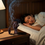 1pc Escultura de Resina de Dama Elegante - Diseño de Detalle de Humo, Decoración Versátil para Interior y Exterior, No Necesita Electricidad, Ideal para Hogar y Oficina, Sin Fragancia, Perfecta para Navidad, Pascua, Acción de Gracias