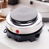 Estufa eléctrica multifuncional con control de temperatura, estufa eléctrica con protección contra sobrecalentamiento, calefactor rápido y duradero, fácil de limpiar, ideal para uso doméstico, oficina, viajes de negocios o acampada para preparar té y caf