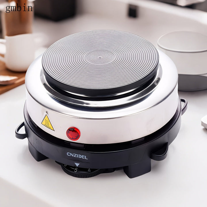 Estufa eléctrica multifuncional con control de temperatura, estufa eléctrica con protección contra sobrecalentamiento, calefactor rápido y duradero, fácil de limpiar, ideal para uso doméstico, oficina, viajes de negocios o acampada para preparar té y caf