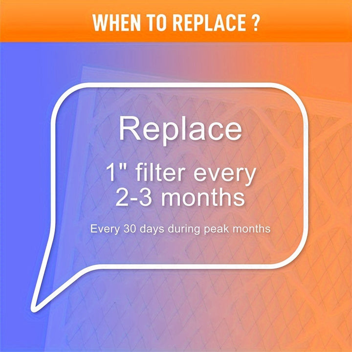 Sr. Filtros Paquete de 6 Filtros de Aire MERV 13 - Reemplazo de 20x25x1 HVAC AC Horno, Plegado, Eliminación de Partículas de Polvo al 95%, Compatible con Horno Estándar, Vida Útil de 3 Meses