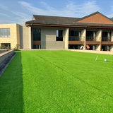 Juego de 4 Alfombras Artificiales de Césped Grande, Área Total 400cm x 50cm, Material Plástico Duradero, Adecuado para Interior y Exterior, Césped Sintético Amigable con Mascotas – Elección Ideal para Jardines, Balcones, Patios, Piscinas y Decoración Hot