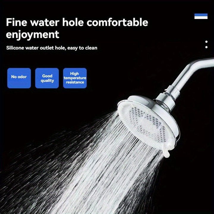 Boquilla de ducha de alta presión enchufable - boquilla universal para ducha con flujo potente, suministros perfectos para el baño