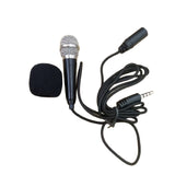 Micrófono mini portátil con conector de 3.5 mm, compatible con celulares, computadoras, laptops, tabletas, ideal para grabación, entrevistas, karaoke, juegos, videollamadas y transmisiones en vivo