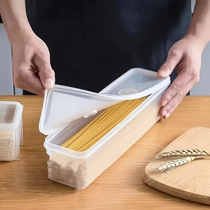 3 piezas de recipientes reutilizables para almacenar alimentos, libres de BPA, apilables, seguros para refrigerador y congelador, ideales para cebollín, cilantro, jengibre, ajo, fideos, huevos - esenciales de cocina