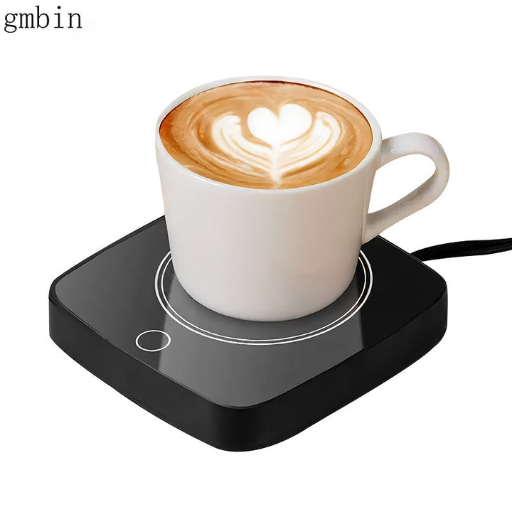 Almohadilla de taza de café con calefacción - 110V, no eléctrica, aislamiento térmico portátil para bebidas calientes y frías, enchufe de EE. UU., ideal para uso en el hogar y la oficina, accesorios para barras de café