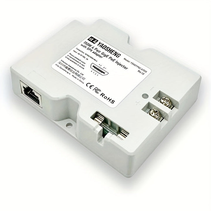 YAOSHENG 2 en 1 Inyector PoE + Adaptador de cable SPX para Starlink Gen 2 / V2 - Permite el salto del router con función de protección, indicador LED y compatible con la mayoría de los routers.