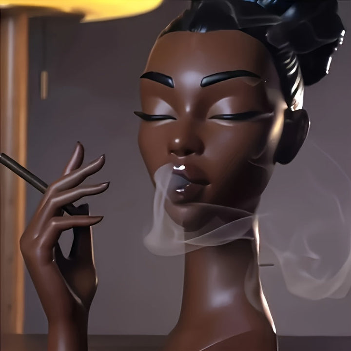 Juego de 3 Quemadores de Incienso Elegantes con Diseño de Silueta Femenina - Difusor Multifuncional para Aromaterapia, Decoración Ideal para Hogar y Oficina, Regalo Único para Uso en Interiores y Exteriores