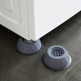 4 paquetes de almohadillas antivibración para lavadora y secadora, reducción de ruido, protección del suelo, estabilizadores de goma para lavadora, accesorios para lavadero