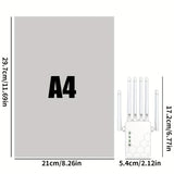 Extensor de señal WiFi potente, amplificador de cobertura, 300 Mbps, con 6 antenas receptoras de alta potencia, modo AP, compatible con puerto Ethernet