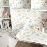 Forros Autoadhesivos para Armarios con Diseño Floral Pastel - Forros de Plástico Duraderos para Cajones y Cocinas, Fácil Instalación Pegar & Despegar para Armarios, Zapateros, Protección de Muebles y Decoración Elegante