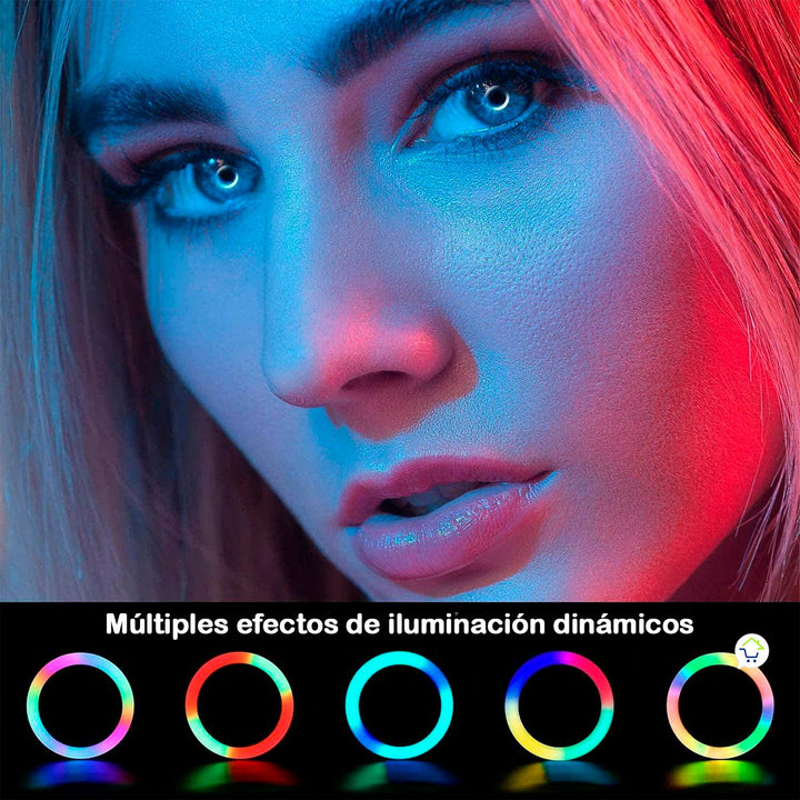 Mini Aro De Luz Led RGB Celular Portable Selfie RG01