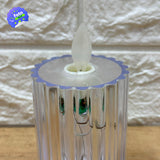 Vela De Movimiento Realista De Luz Cálida Y Base Multicolor DK-1522