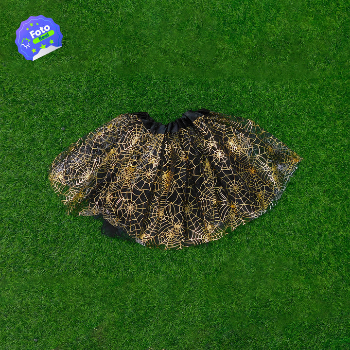 Tutú De Telaraña Niñas Falda Ballet Disfraz Halloween H-230