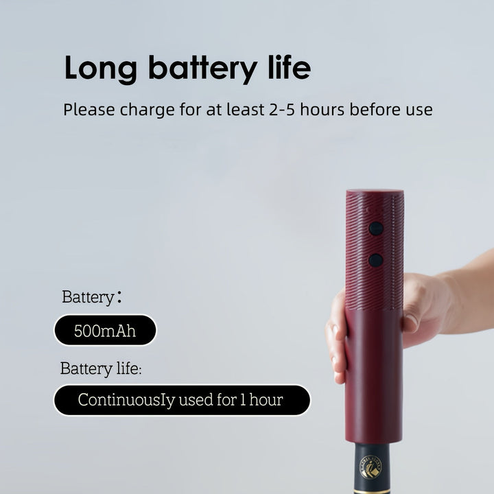 Abrebotellas eléctrico, recargable por USB, abridor de botellas automático reutilizable con un solo botón, un regalo adecuado para el hogar, la cocina, las fiestas y las bodas (negro/rojo)