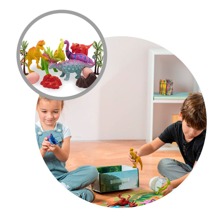 Figuras Dinosaurios X6 Juguete Didáctico Niños MG18954