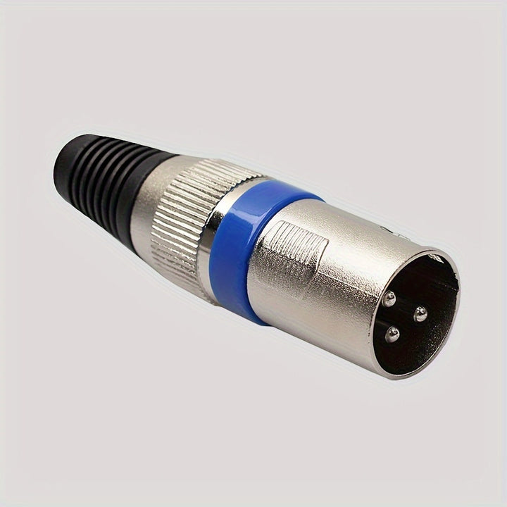 Conectores XLR de 3 pines JYFT, macho a hembra para micrófono de audio, enchufe DMX, compatible con ATX de 20 pines redondo, cable Ethernet categoría 8, sin batería requerida