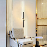 1 pieza de Aplique Línea LED Ultrafino con Pantalla de Acrílico - Luz de Pared Metálica Moderna para Hogar y Espacios Comerciales, Diseño de Brillo Cálido para Sala de Estar, Dormitorio, Hotel, Restaurante o Café, 85V-265V, Iluminación de Habitaciones de