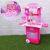 Set Tocador Didáctico Maquillaje 2 en 1 Cofre Maleta Infantil 524K1