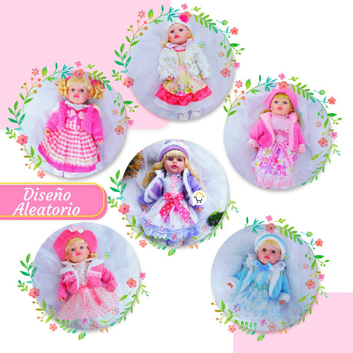 Muñeca Bebé Clásica Realista Música Juguete Infantil CD172409