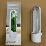 Recipiente de almacenamiento de alimentos de vainilla, dispositivo para verduras, taza fresca de vainilla, contenedor de brotes de bambú, recipientes para verduras en el refrigerador, contenedores para hierbas y cilantro, conservador de comida para nevera