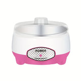 Fabricante de yogur compacto DLY con olla interior de acero inoxidable - Sin batería, enchufe estándar de EE. UU., Ideal para yogur casero y natto, 110V, capacidad de 1,5L, máquina para hacer yogur | Electrodoméstico compacto de cocina | Olla de acero in