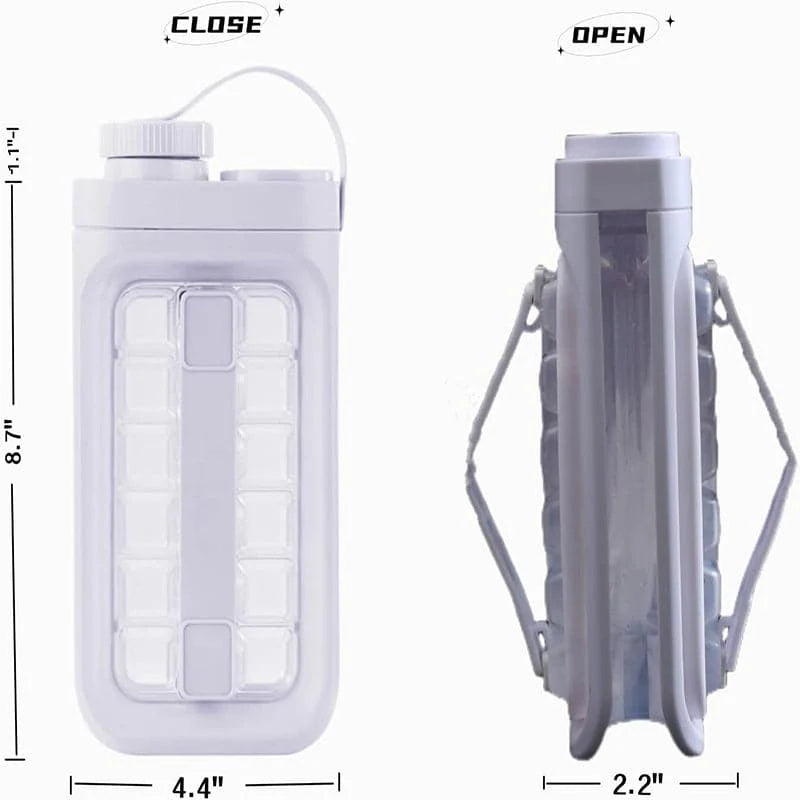 Molde Portatil para hacer Hielo en Cubitos