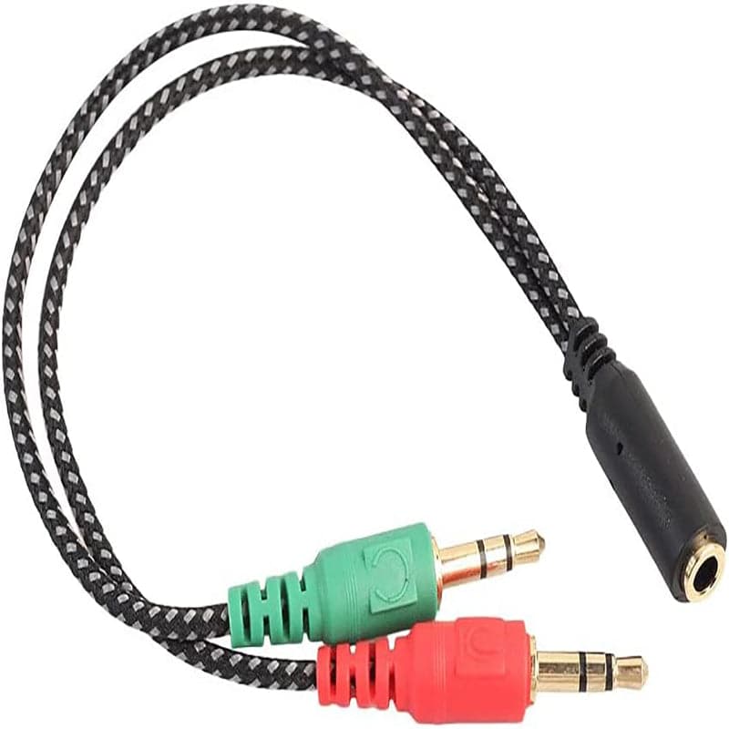 Adaptador de Audio para Microfono Macho-Hembra Marca TREQA