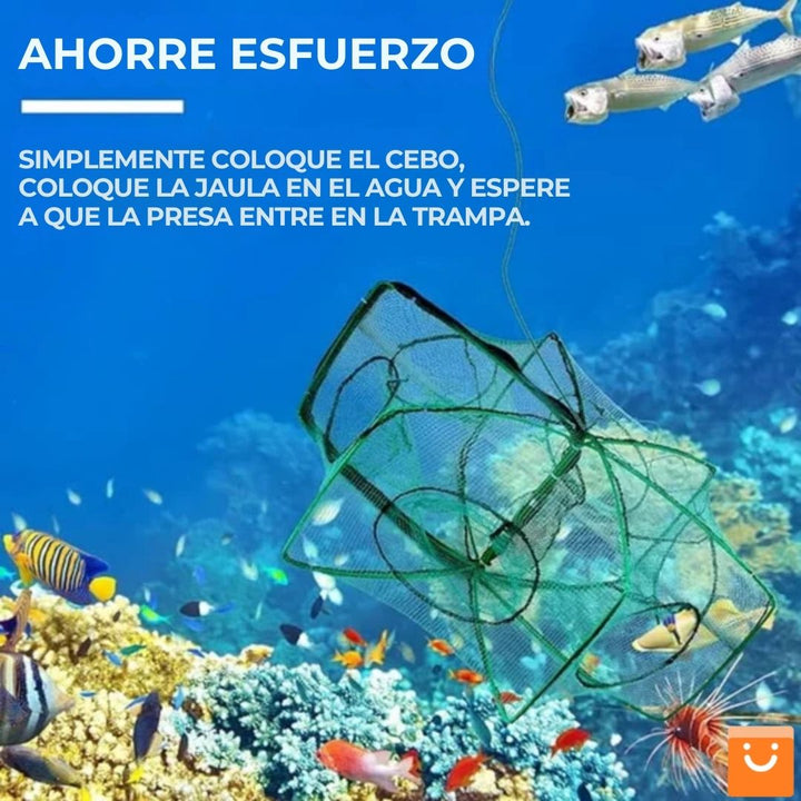 FASTCATCH ™- MALLA DE PESCA AUTO PLEGABLE