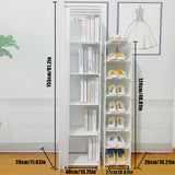 2 piezas Conjunto grande de combinación, estantería de almacenamiento portátil ensamblada, estantería de bolsos coincidente para izquierda y derecha, estantería de almacenamiento de artículos