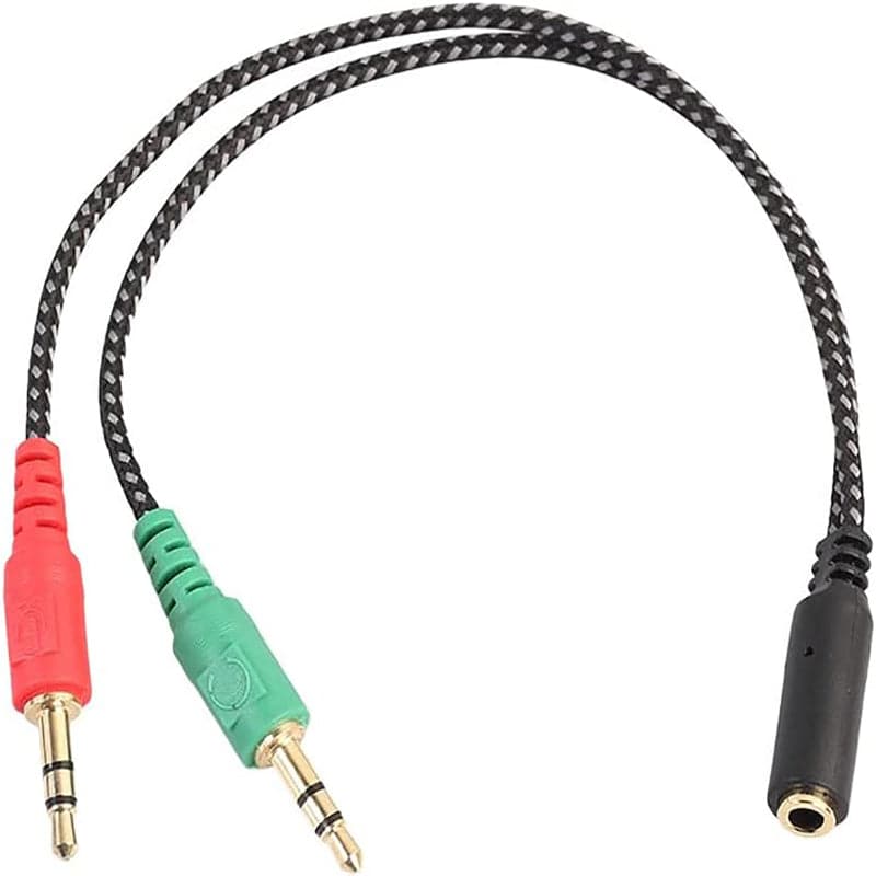 Adaptador de Audio para Microfono Macho-Hembra Marca TREQA