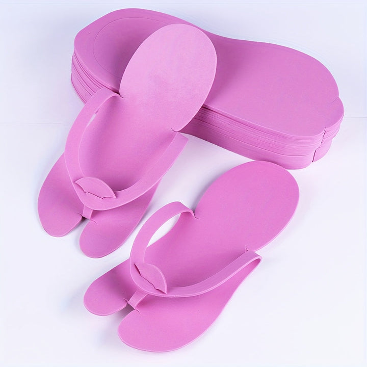 10 pares de bañeras de pies de SPA desechables, belleza, hotel, playa, zapatillas portátiles S53