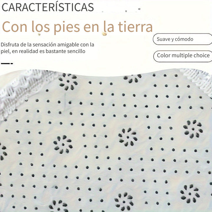 Juego de 3 Alfombras Antideslizantes para Baño - Incluye Tapete para Inodoro en Forma de U, Cubierta para Tapa y Cortina Decorativa para Ducha