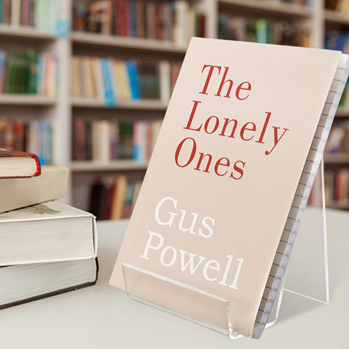 5pcs Soporte De Exhibición Acrílico, Estante De Escritorio Transparente, Soporte De Libro, Estante De Libros Transparente Para Centro Comercial, Biblioteca, Para Decoración De Oficina, Sala De Estar Y Hogar